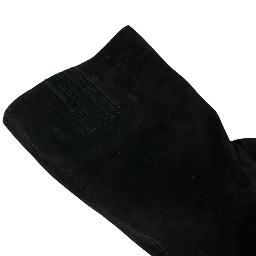 Michael Kors Black Slouch Leigh Boots Suede Slouch Tall Boots - Picture 9 of 12